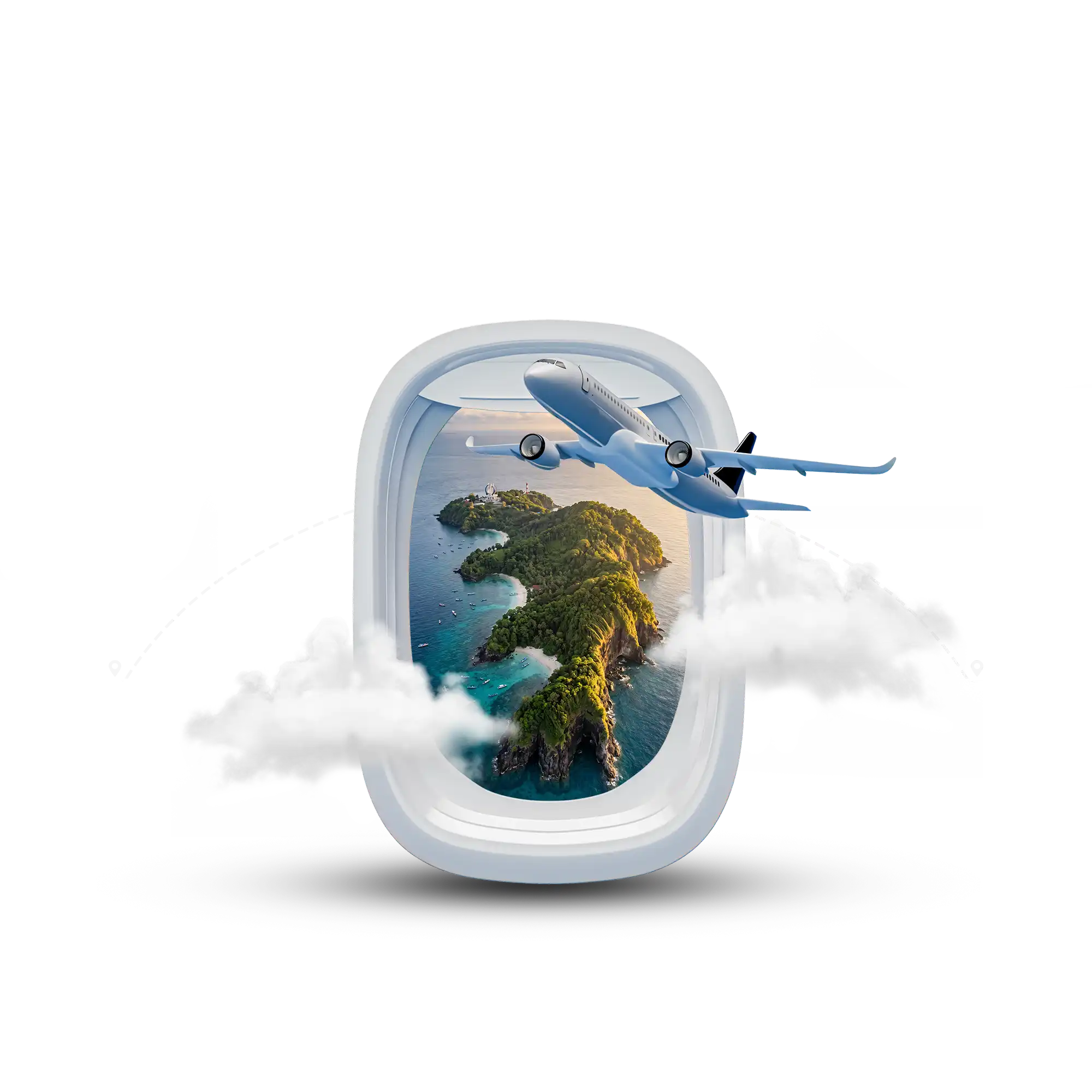 Luxury Travel Diorama Window